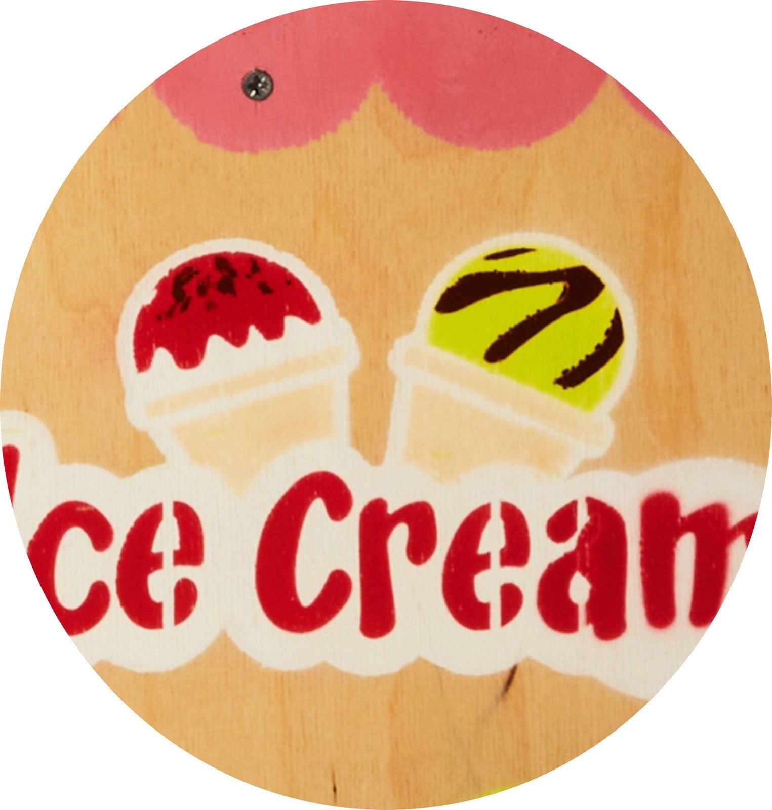 Wooden Ice Cream Cart